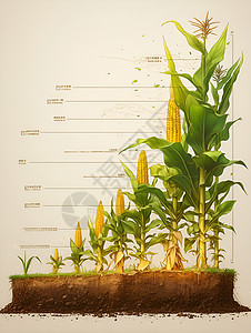 生长的玉米图片