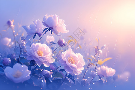紫色牡丹花的美丽图片