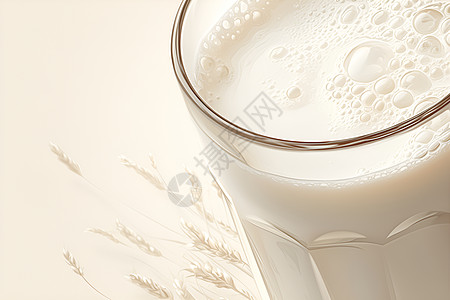 一杯普通的牛奶图片