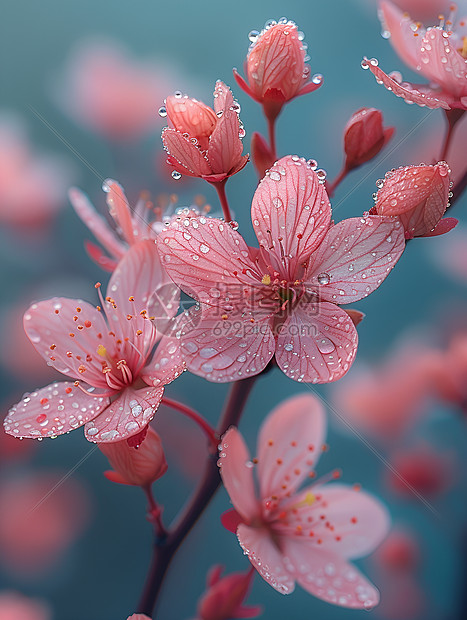 粉色的花朵图片