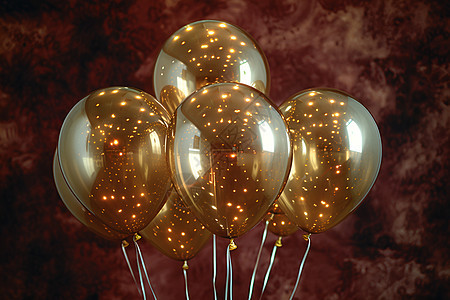 四个华丽的充气气球图片