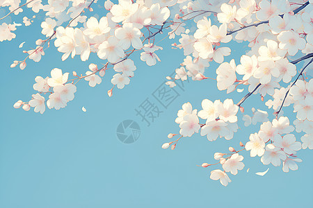 樱花盛开的春日风景图片