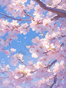 樱花绽放春意盎然图片
