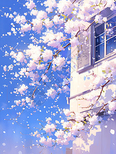 梦幻绚烂的樱花图片