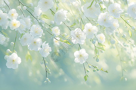 白色梅花之美图片