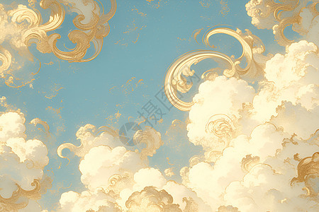 浪漫的云朵图片