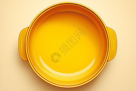 黄色的盘子图片