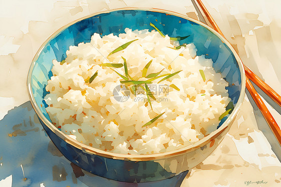 碗里的白米饭图片