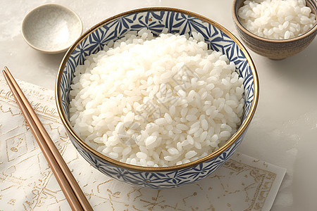白米饭的艺术作品图片
