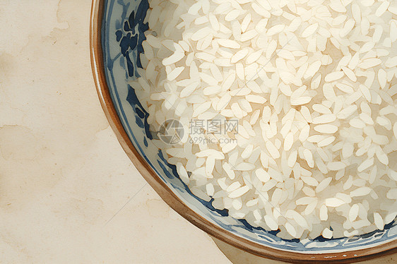 健康的白米饭图片
