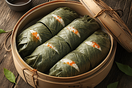 健康的美食粽子图片