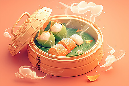 设计的美味粽子图片