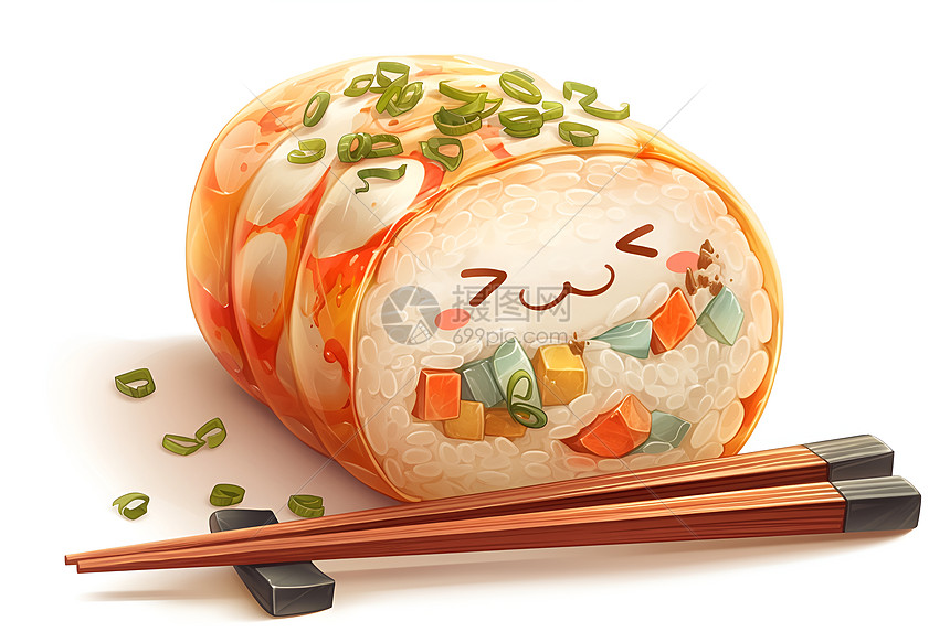 可爱寿司美食图片