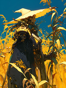 田野成熟的玉米图片