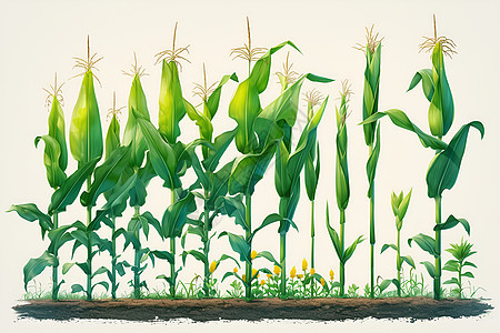 玉米的生长阶段图片