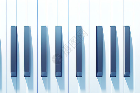 黑白钢琴键排列钢琴高清图片