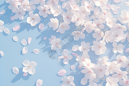 洁白的樱花图片
