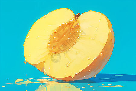 健康美味的桃子图片