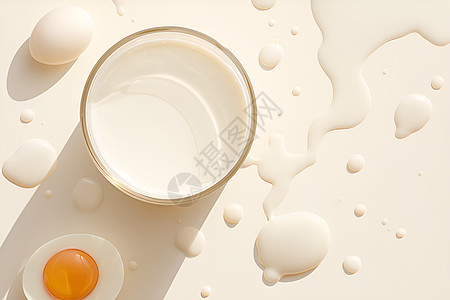 一杯营养的牛奶图片