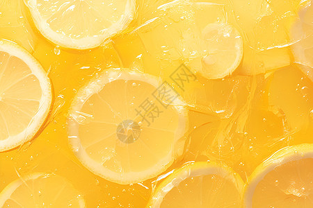 柠檬的透明领域图片