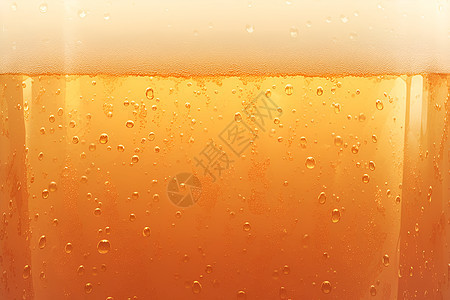 啤酒杯上的气泡图片