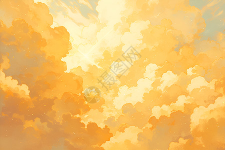 阳光穿透浓密的云层图片