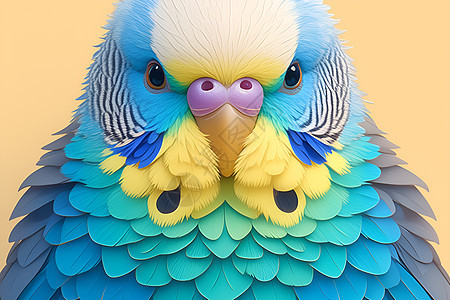 彩羽艳丽的鹦鹉图片