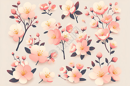 樱花盛开的粉色世界图片