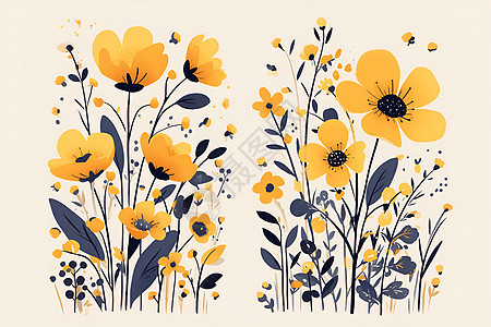 黄花的鲜花图片