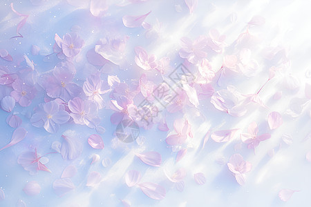 粉色花瓣的光阴图片
