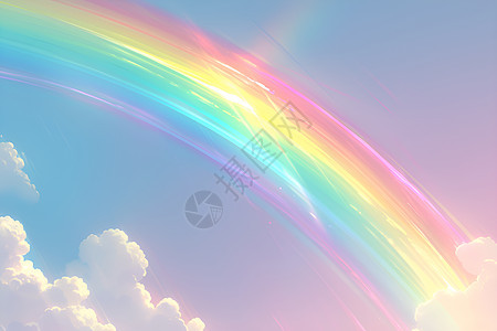 绽放的美丽彩虹图片