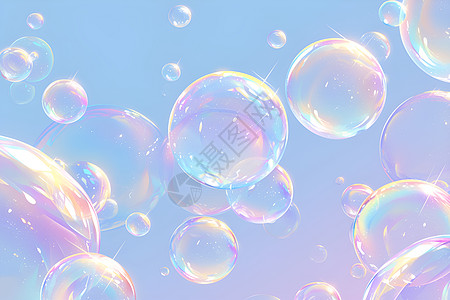 透明的泡泡透明阳光素材高清图片