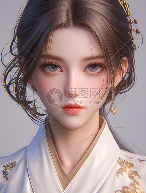 古风美少女插画图片