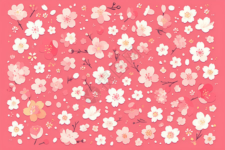 开放的樱花海图片