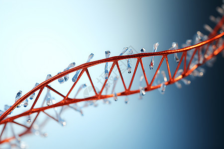 螺旋基因螺旋的金属结构设计图片