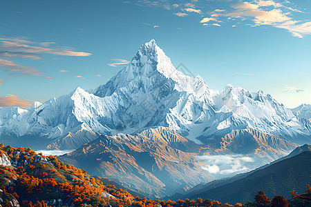 山脉的壮丽之美图片