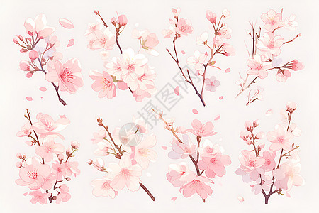 粉色的漂亮樱花图片