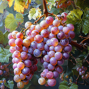果园成熟的葡萄图片