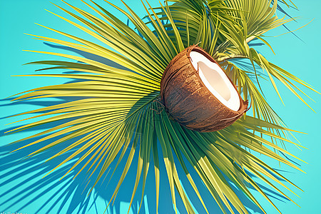 展示的热带椰子图片