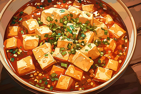 麻辣鲜香的豆腐图片