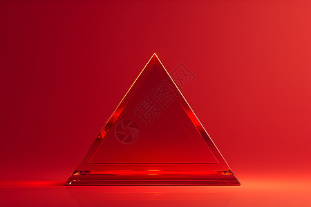 红色三角形图片