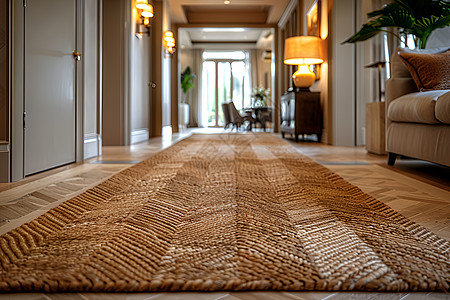 地毯花纹优雅的人字纹地毯设计图片