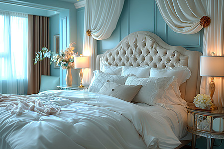 梦幻的卧室图片