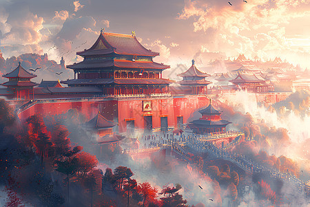 宏伟壮丽的紫禁城图片