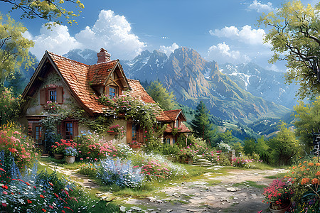 漂亮的小房子图片