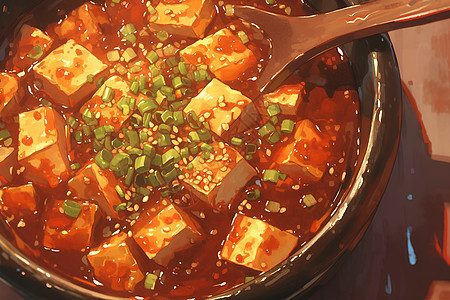 美味的麻婆豆腐图片