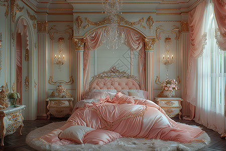 浪漫典雅的卧室图片