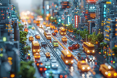 互联城市的交通管理图片