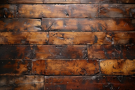 乡村魅力木质结构墙壁图片