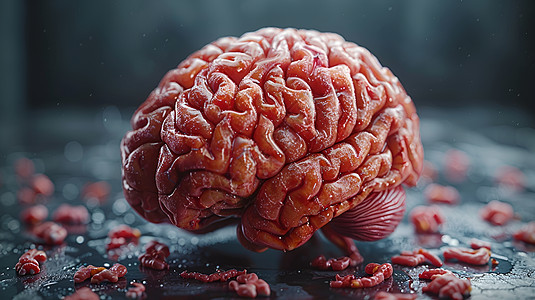 展示的医疗大脑图片